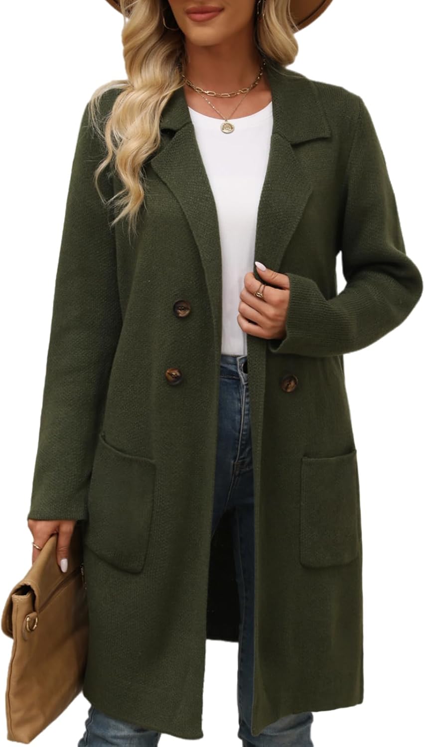 CiCiBird Women Fall Long Cardigan Sweater for Cozy Style