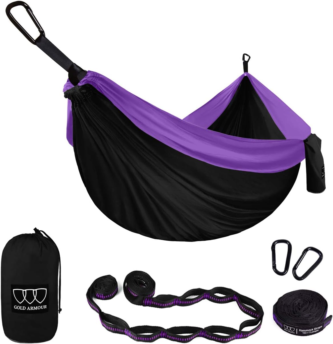 XL Double Camping Hammock - USA Brand, Tree Straps Included!