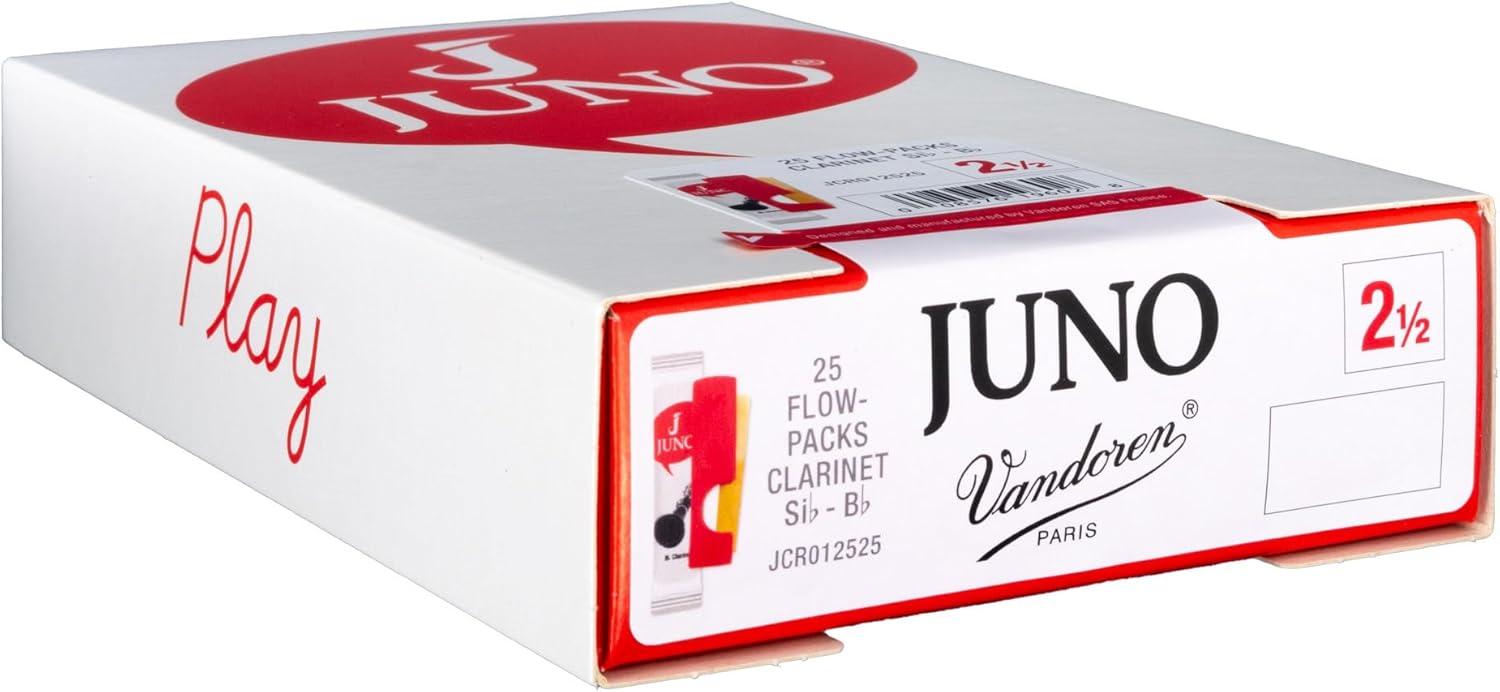 Vandoren Juno Bb Clarinet Reeds Box of 25 Strength 2.5 Review