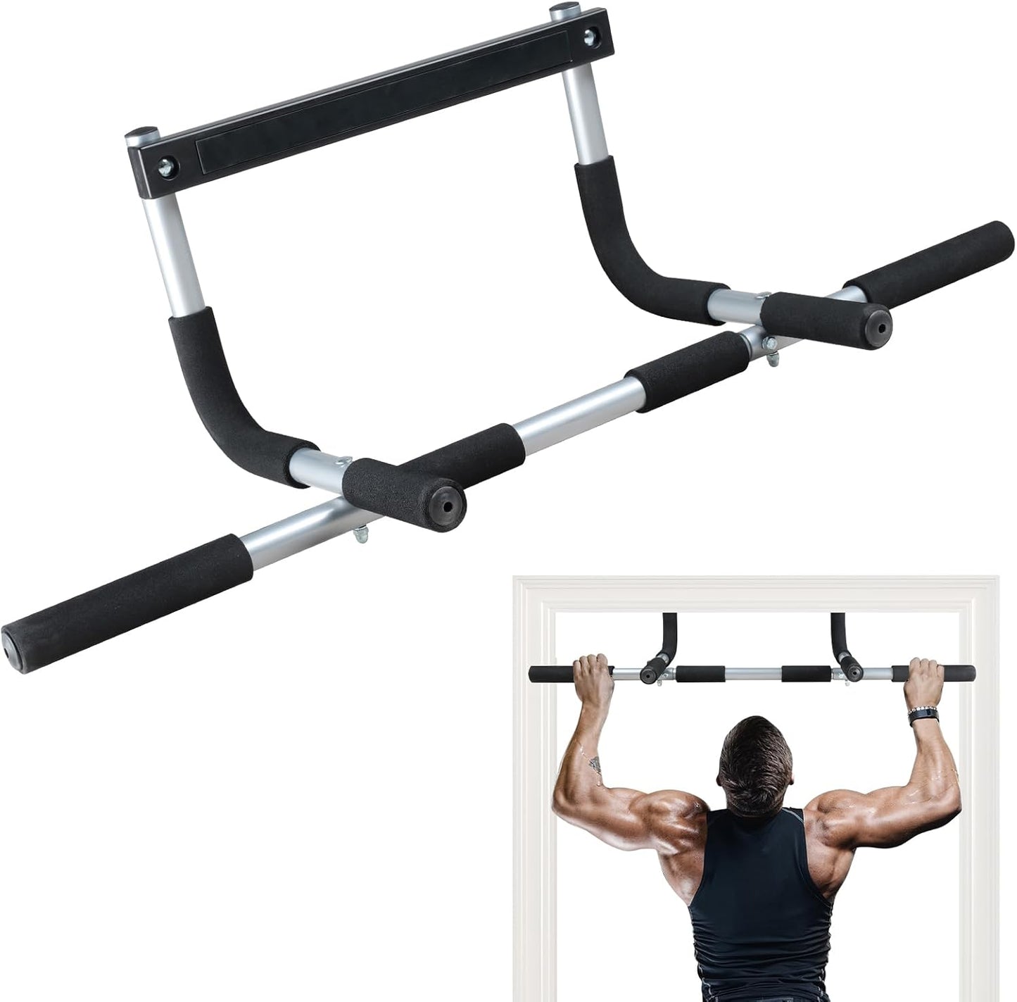 Adjustable Pull-Up Bar For Door Frame - Home Fitness Solution