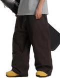 GSOU SNOW Men Women Baggy Snow Pants Waterproof Windproof Warm