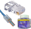 Platinum Tools Ez-RJ45 Cat6 100 Piece Jar - Durable Pack