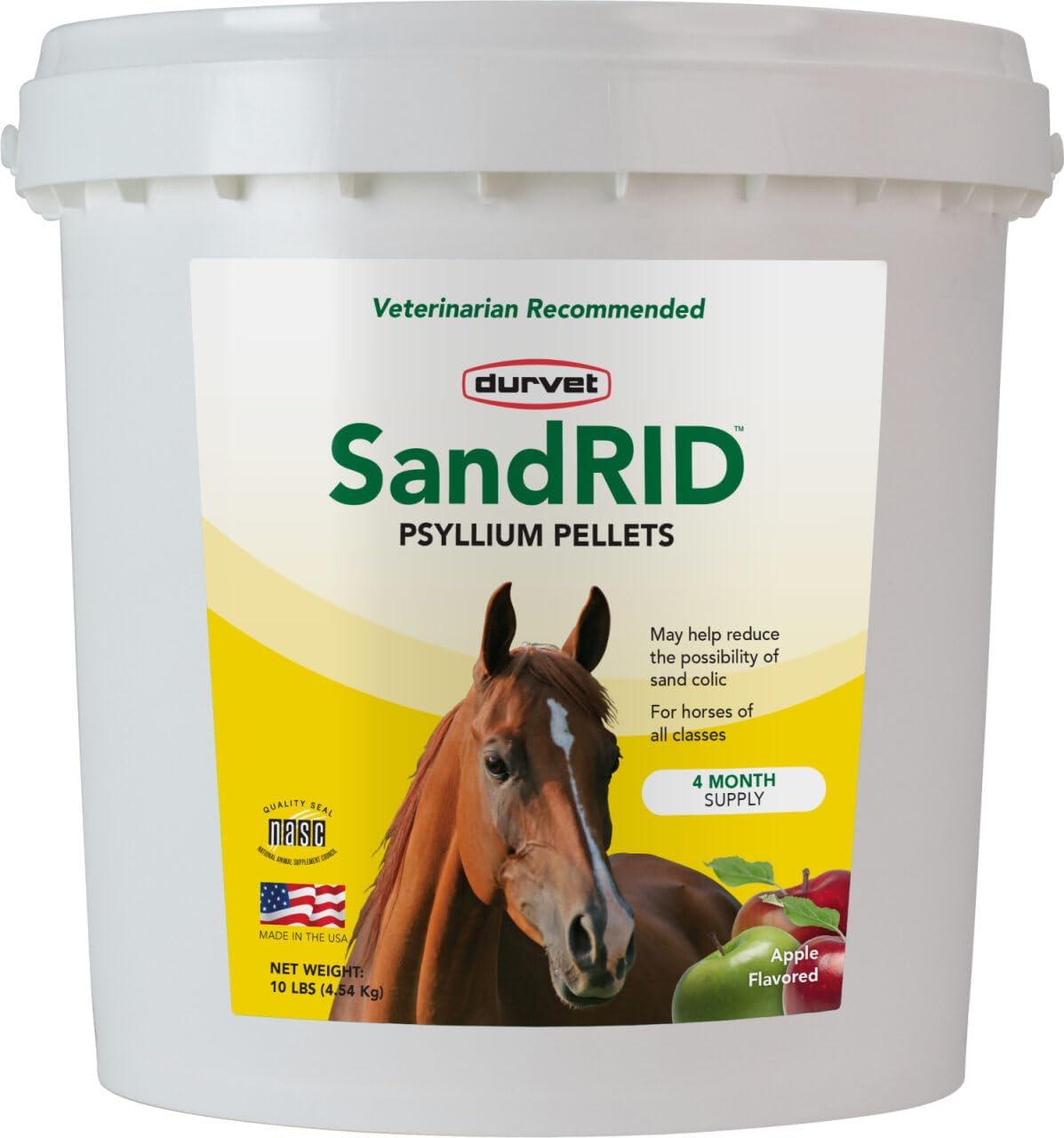 Durvet Sandrid Psyllium Pellets for Horses - Colic Prevention