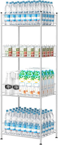 Water Bottle Storage Rack 4 Tier Free Standing Organizer - Space