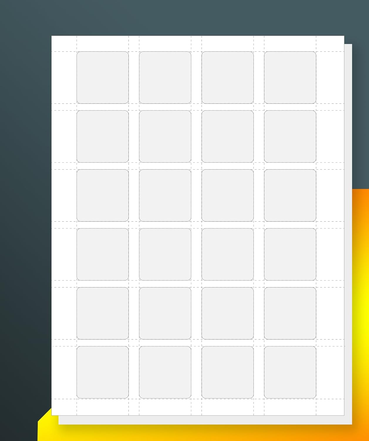 24UP Square Labels for Laser & Inkjet Printers - 12000 Labels