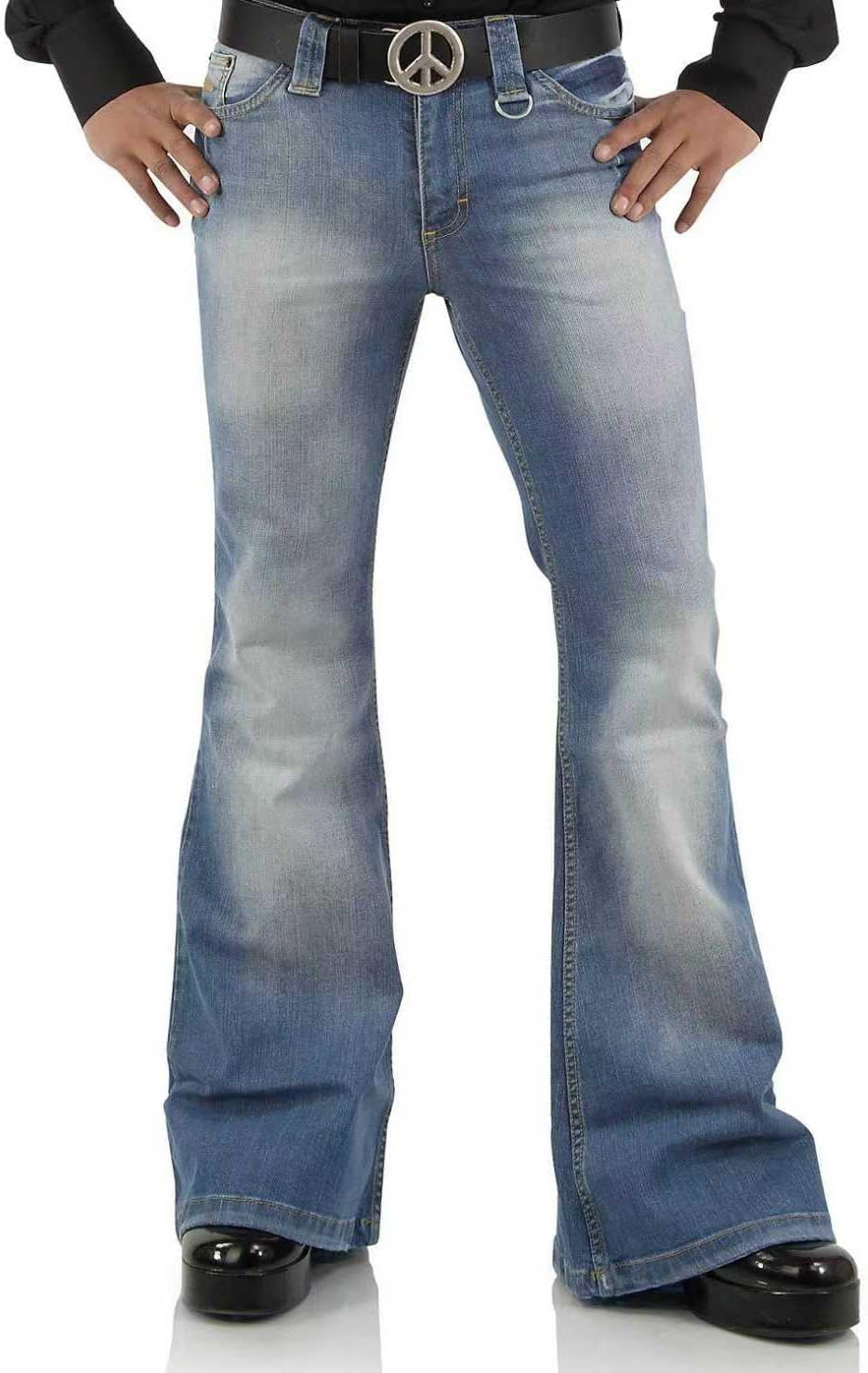 Men's Vintage Bell Bottom Jeans for Stylish 60s and 70s Looks