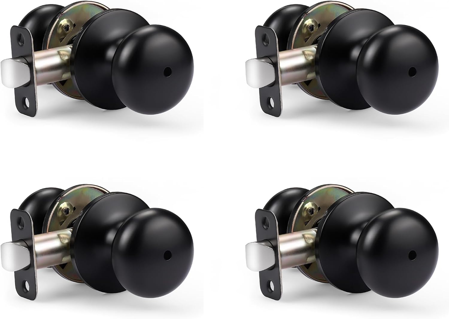 KNOBWELL Privacy Door Knob Set for Bathroom and Bedroom Use