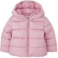Baby and Toddler Girls Puffer Jacket - Warm, Water-Resistant