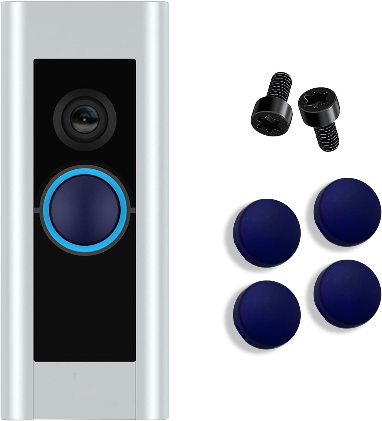 Enhance Your Doorbell: 4Pack Buttons, 2Pack Screws - ALLICAVER