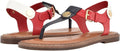 Womens Tommy Hilfiger Bennia Sandals - Blue with Gold Hardware