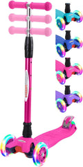 ChromeWheels Deluxe 3-Wheel Kick Scooter for Kids Aged 3 to 12