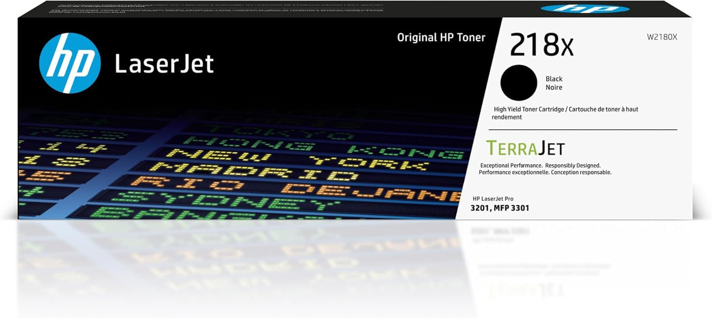 HP 218X High-Yield Black Toner | Color Laserjet Pro Compatibility