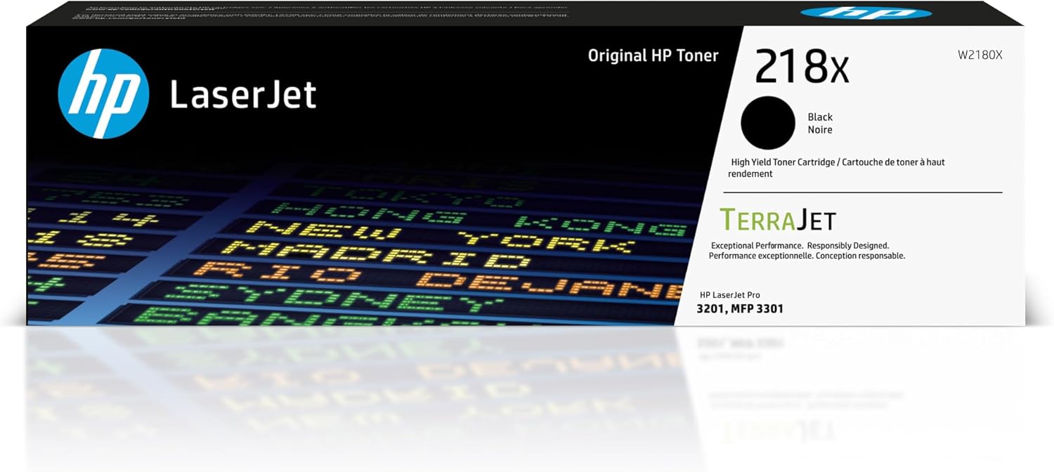 HP 218X High-Yield Black Toner | Color Laserjet Pro Compatibility