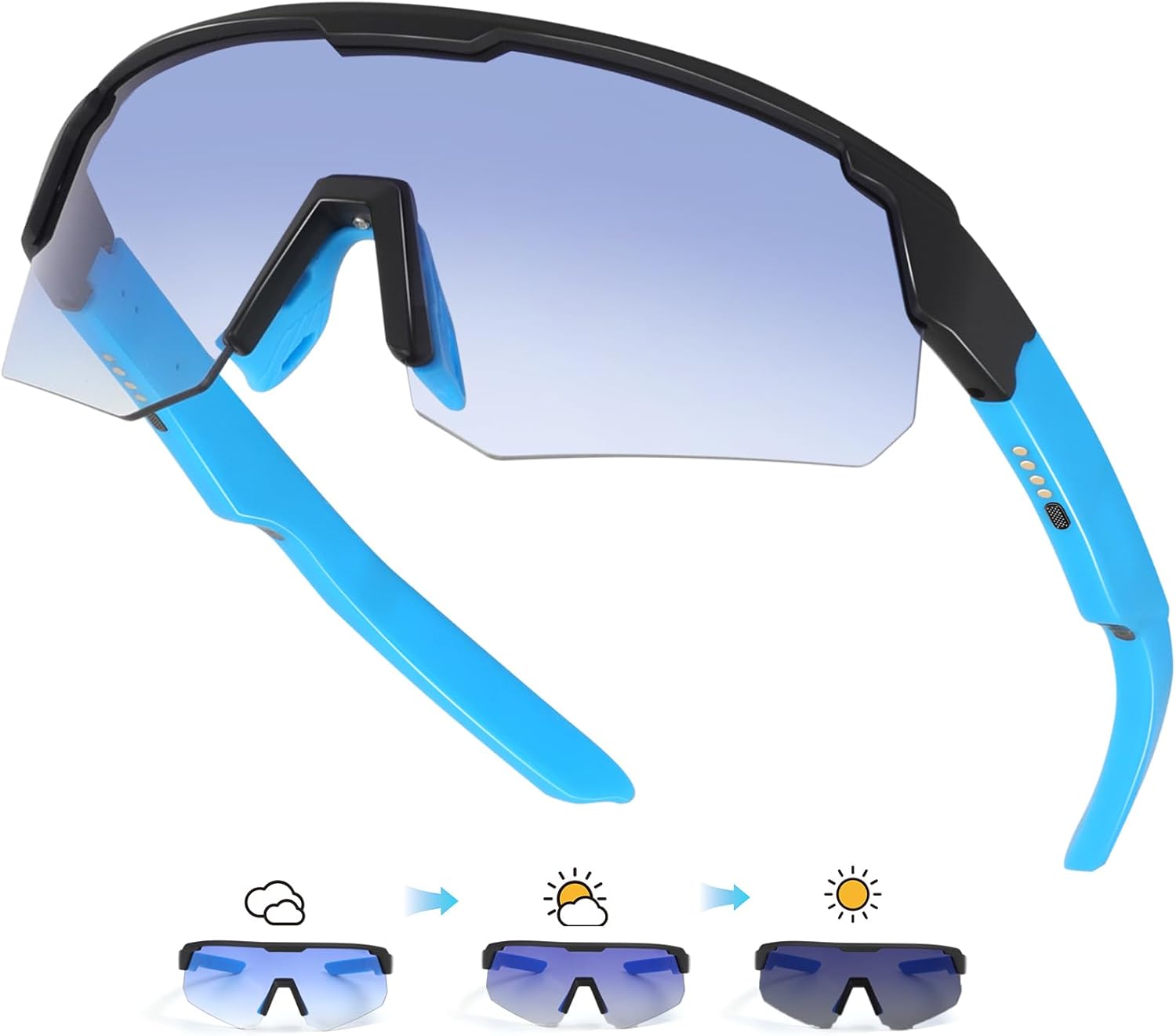 Ultimate Vision Boost: Polarized Smart Cycling Glasses