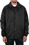 Shaka Wear Mens Coach Jacket - Classic Windbreaker for All Occasions