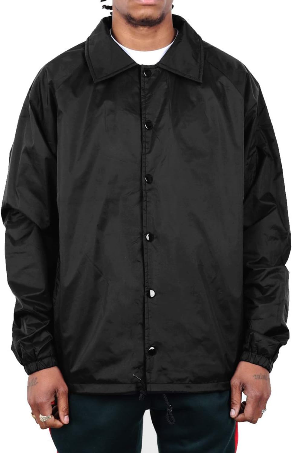 Shaka Wear Mens Coach Jacket - Classic Windbreaker for All Occasions