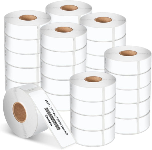 COLORWING 1-1/8in x 3-1/2in Label Refills for Dymo Printers