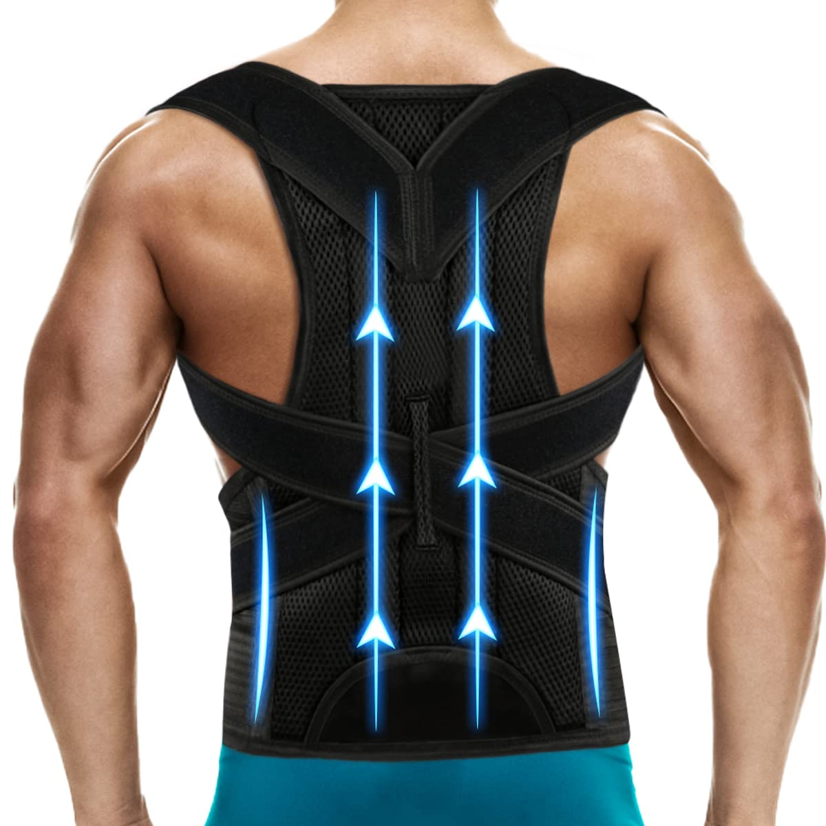 Back Brace Posture Corrector for Pain Relief and Support XXL