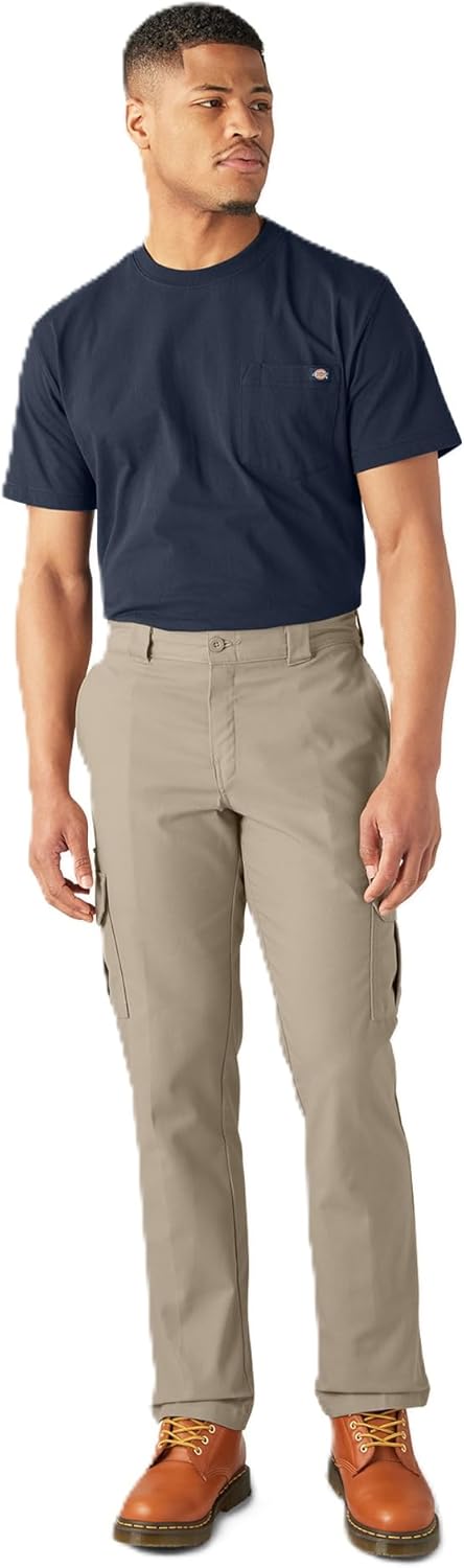 Dickies Men's Flex Regular Fit Cargo Pants for Comfort and Style