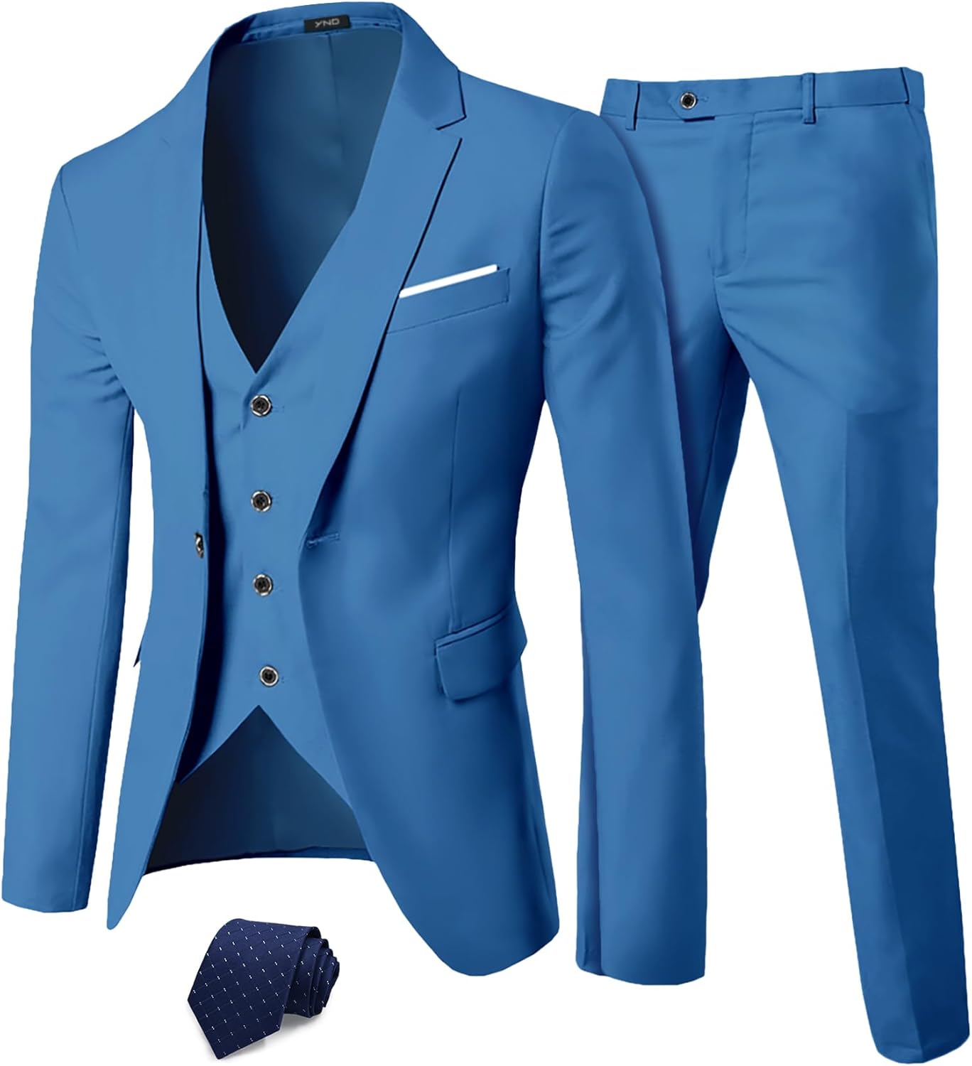 YND Men's Slim Fit 3 Piece Suit for Unmatched Style and Comfort
