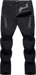 Men's Lightweight Hiking Tactical Pants - 8 Pockets, Water Resistant