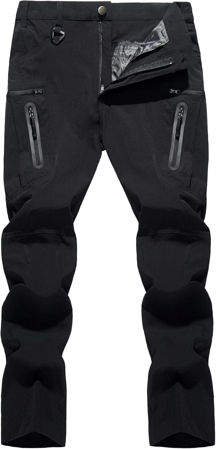 TACVASEN Men's Lightweight Hiking Tactical Pants for Outdoor Use