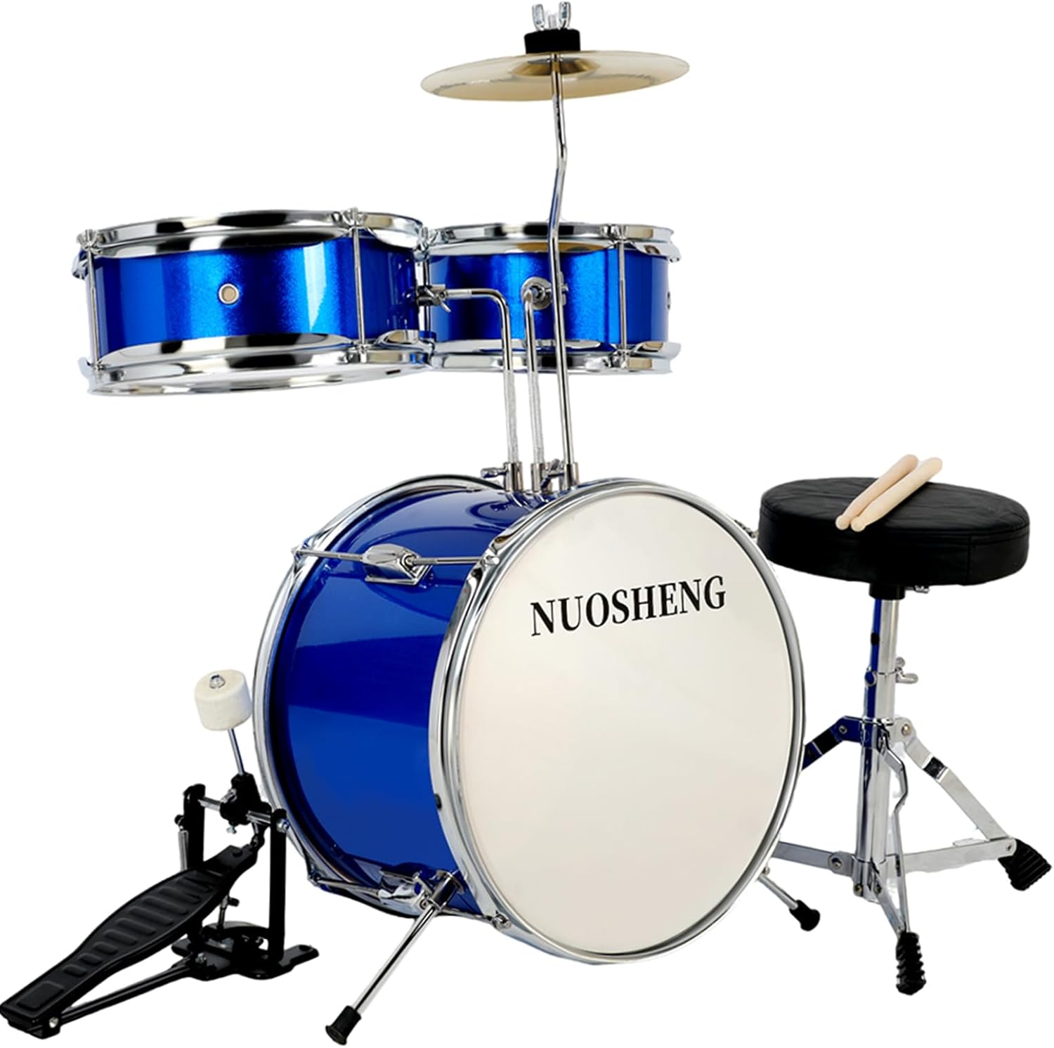 Kids Drum Set 3-Piece for Beginners - Perfect for Young Musicians