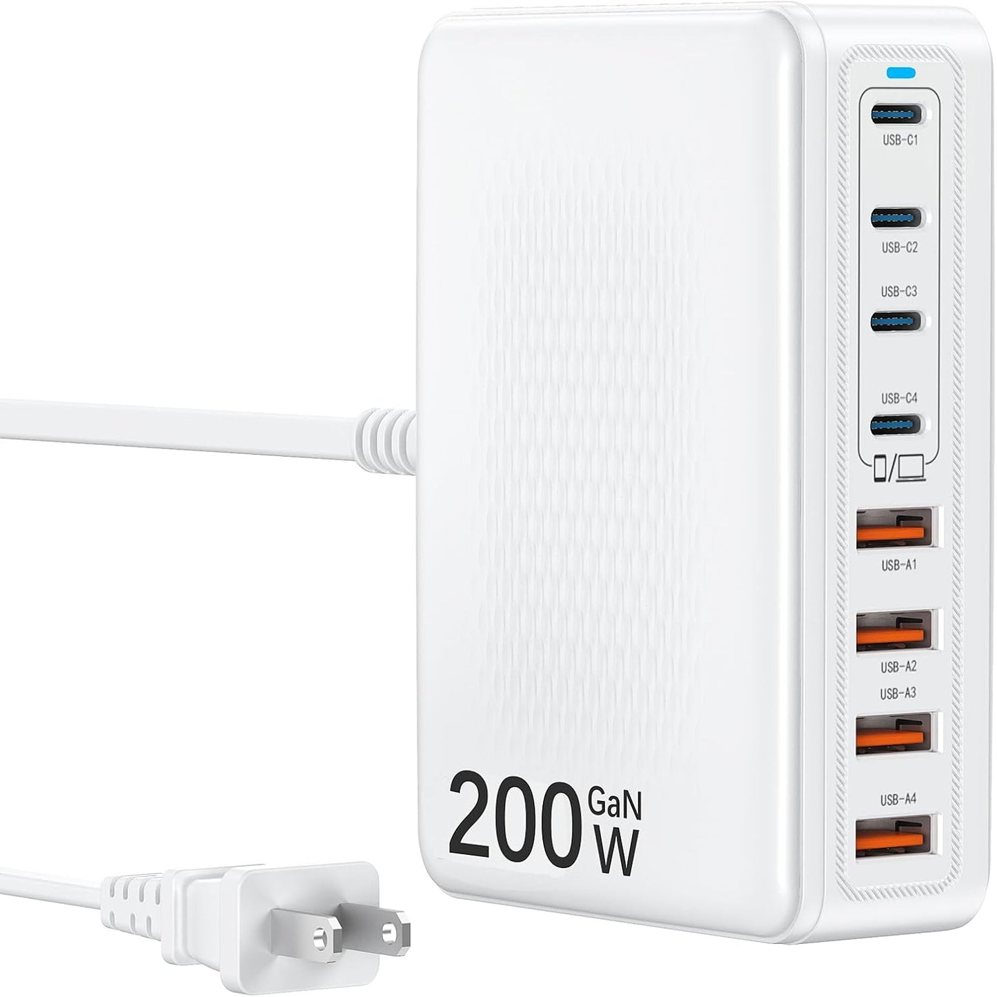 GaN III 200W Charger Hub - Fast Multi-Device Power!