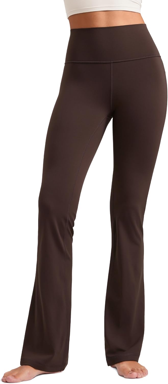 CRZ YOGA Womens Butterluxe High Waist Flare Pants for Comfort