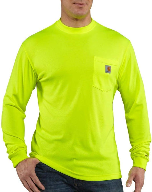 Carhartt Men's 100494 Force Long Sleeve T-Shirt for Comfort