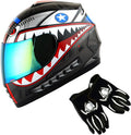 Kids Full Face Motorcycle Helmet S Small - DOT Approved Youth