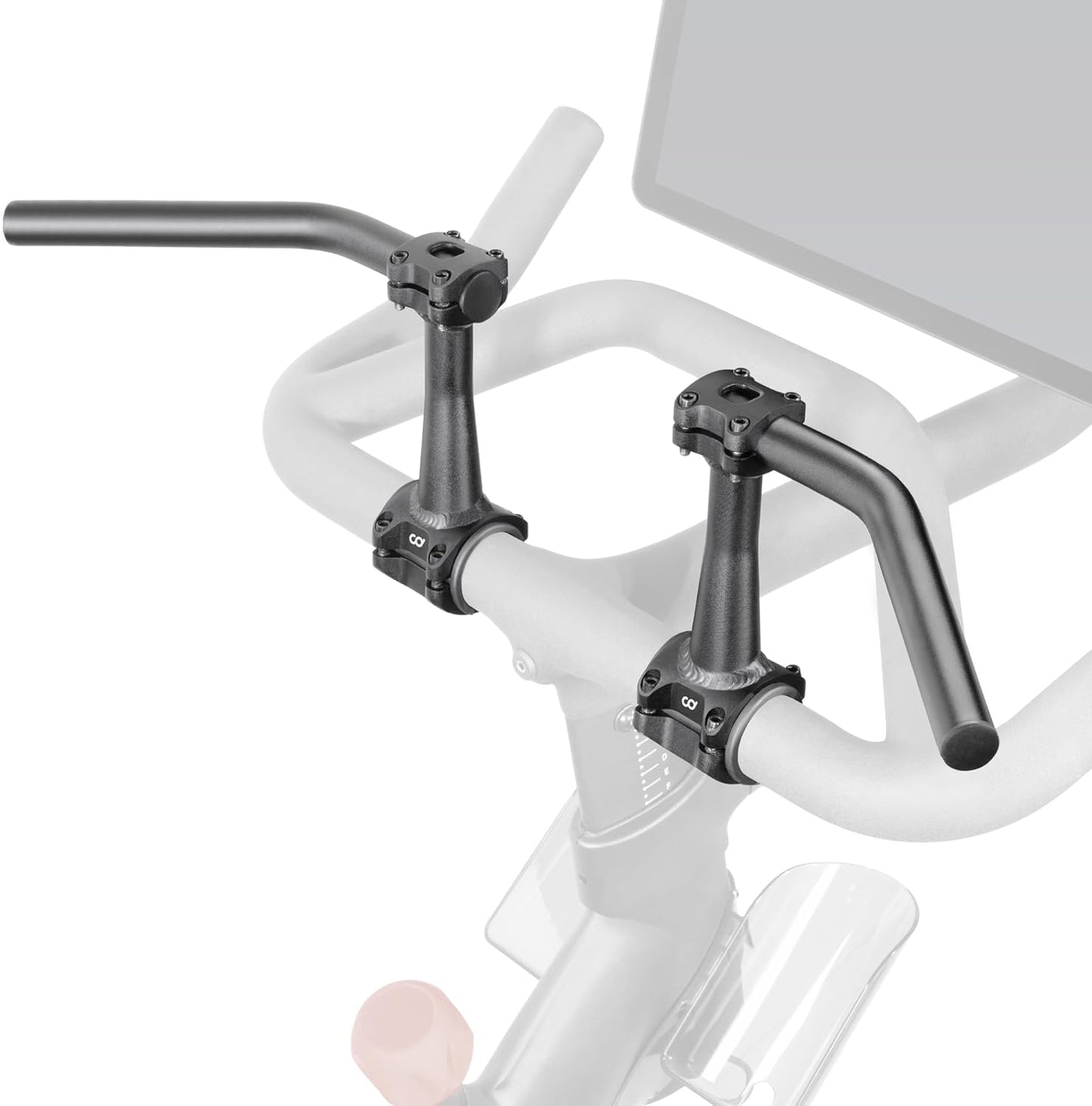 CyclingDeal Swept-Back Handlebar Extenders for Indoor Bikes