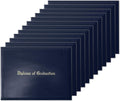 Diploma Holder 8.5x11 Navy Blue 12-Pack - Imprinted Diploma Covers