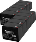 Mighty Max ML12-12 12V 12AH SLA Battery F2 Terminal - Pack of 10