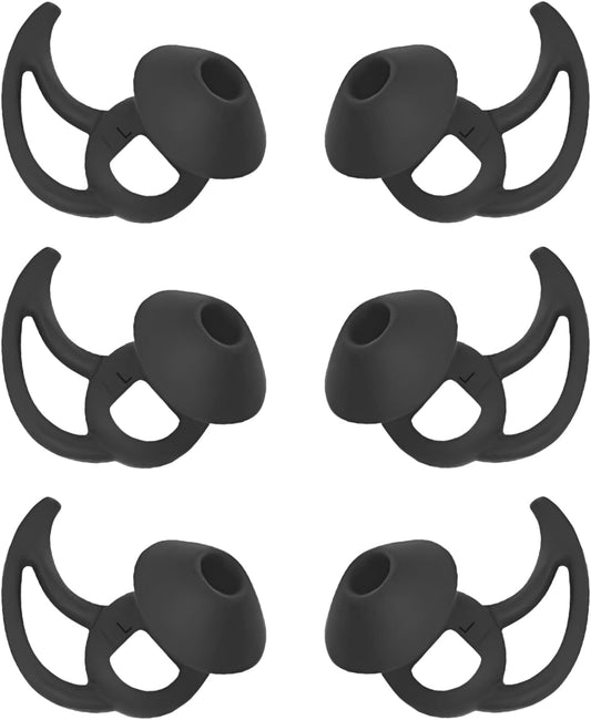 Silicone Earbud Tips - Bose Compatible - 3 Pairs