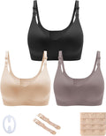 Nursing Bras for Breastfeeding Seamless Ultra Comfort - Easy Feed