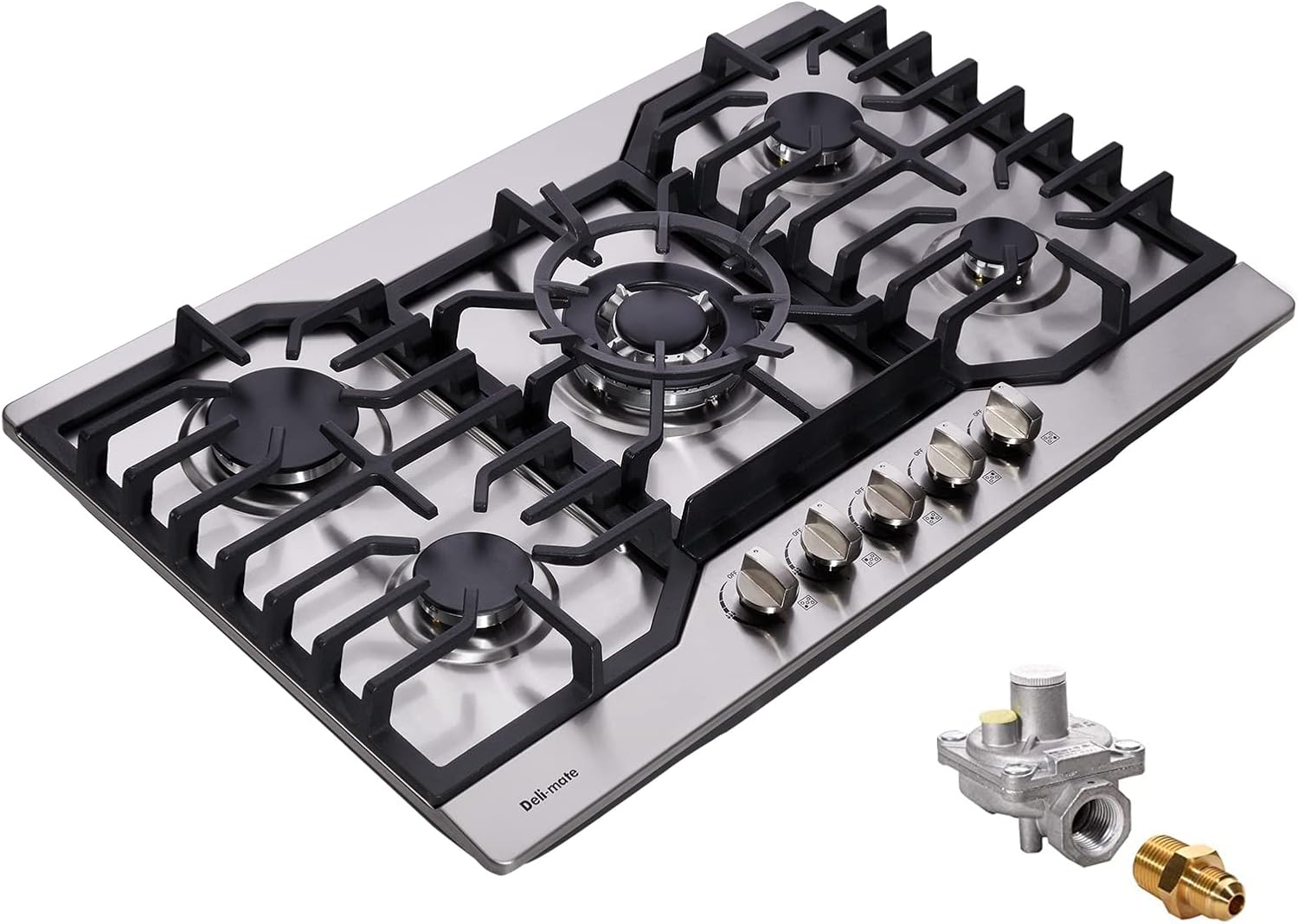 30 Inch Gas Cooktop with 5 Burners for Versatile Cooking Needs
