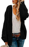 Womens Oversized Chunky Open Front Cardigan Sweaters for All