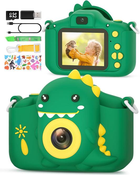 Capture Memorable Moments with Dual Dinosaur Camera!