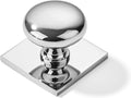 khtumeware 1-1/2 in Polished Chrome Cabinet Knobs with Backplate - 10