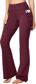 Heathyoga Women's Yoga Pants with Pockets Bootcut Wide Leg