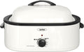 18 Quart Electric Roaster Oven - White 150 to 450F Temperature Control