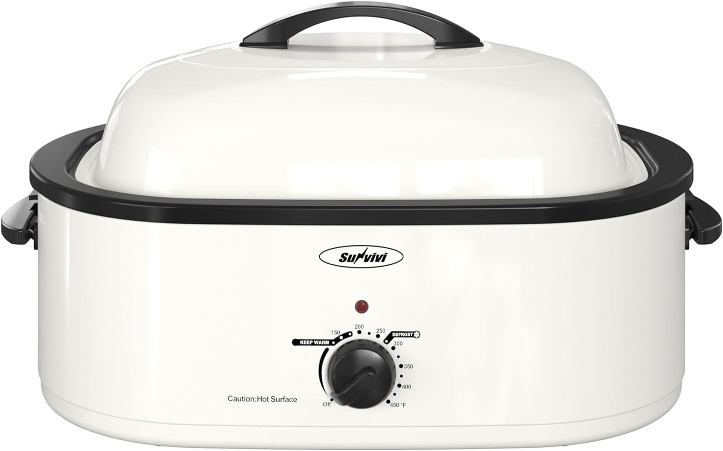 Sunvivi Electric Roaster Oven with Self-Basting Lid and Pan