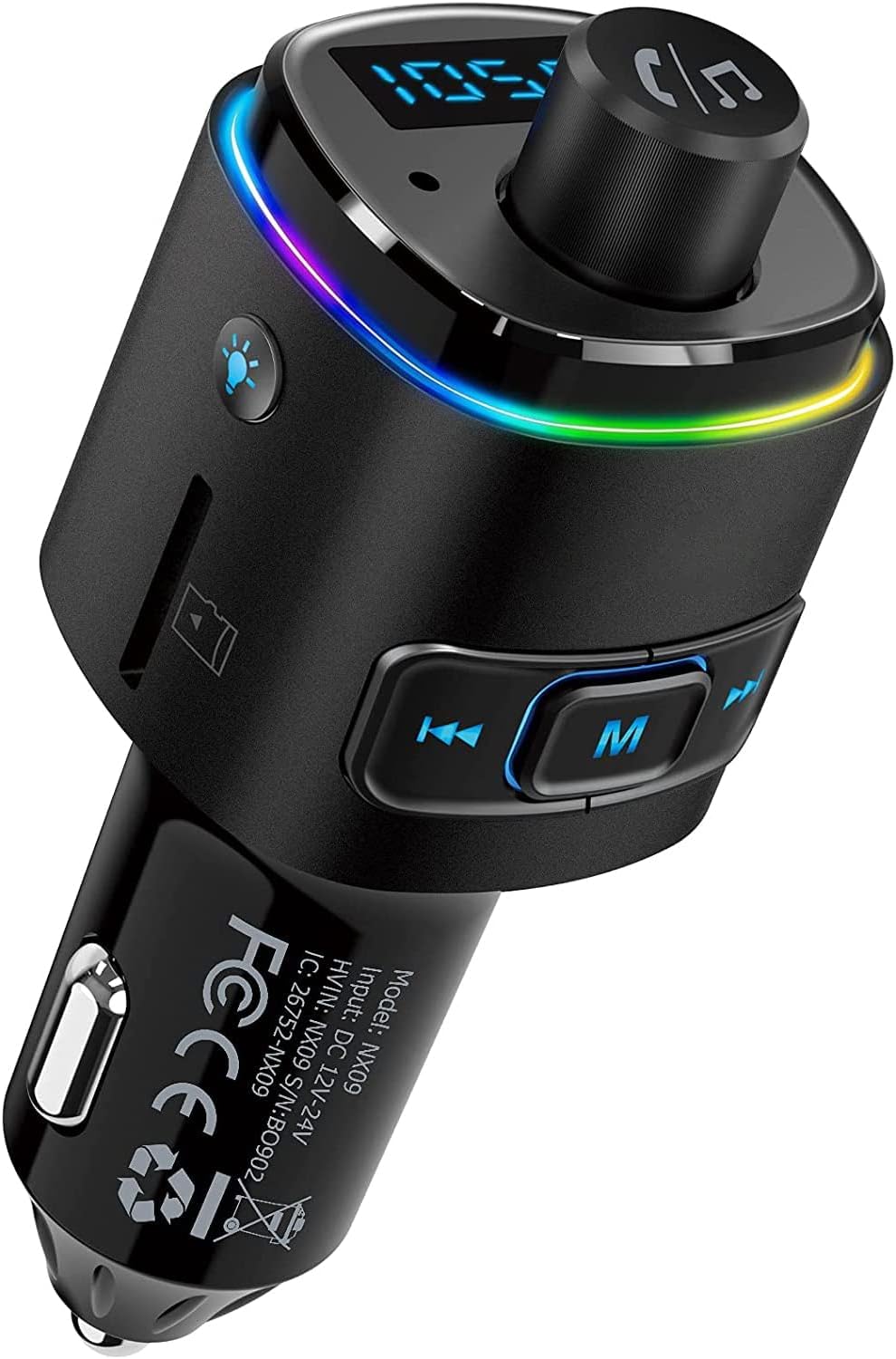 Fast Charge Bluetooth Car Adapter - Nulaxy NX09