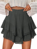Flowy Shorts Ruffle Skort High Waisted Tennis Skort - Cute