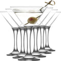 lav Martini Glasses Set of 6 - Classic 6 oz Cocktail Glasses