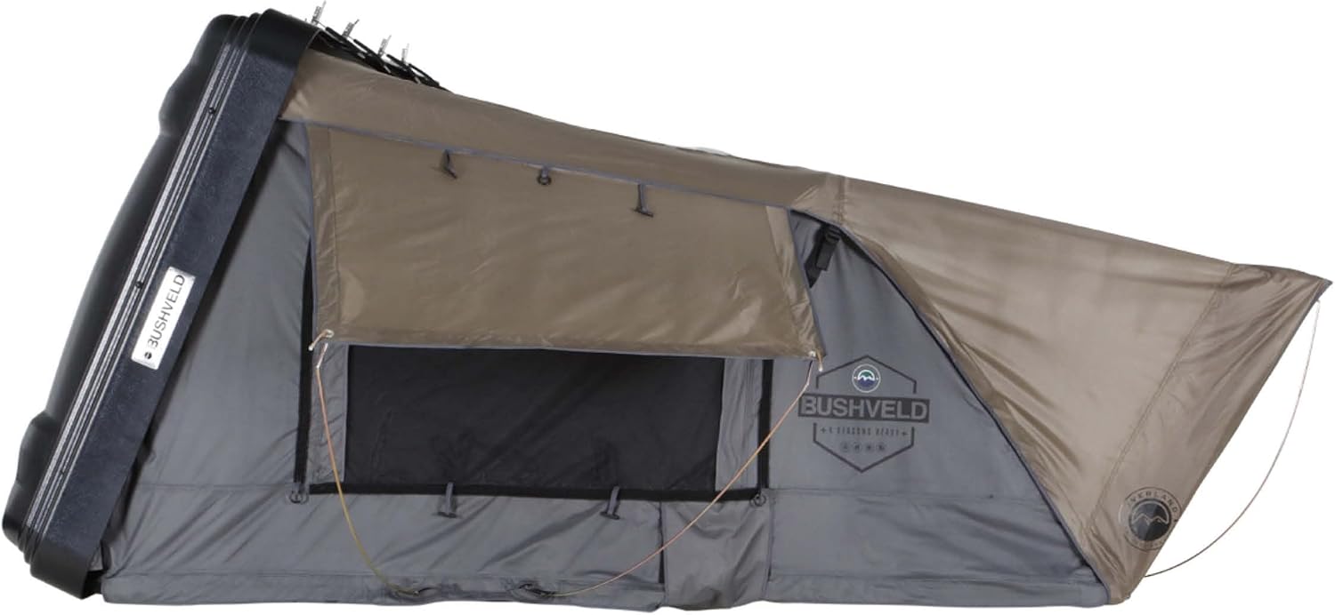 4 Person All-Season Roof Top Tent - Dark Grey/Green