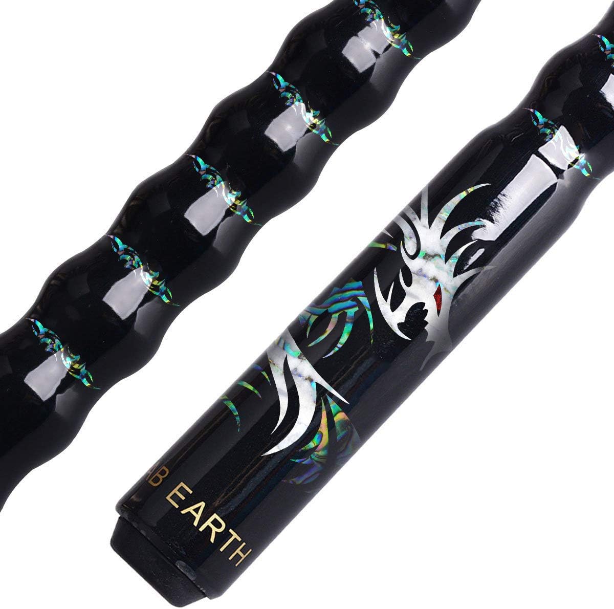 58 Pool Cue Ergonomic Design Hardwood Canadian Maple 13mm Tip