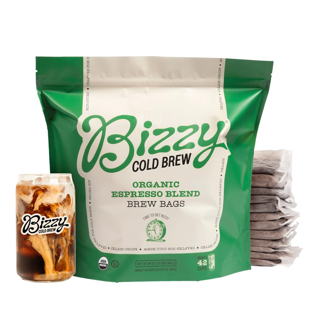 Organic Cold Brew Espresso Bags | Specialty Grade | 12 ct