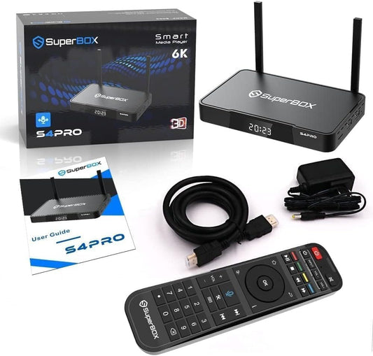PRO + S4 PRO Android Media Box for Seamless Streaming Experience